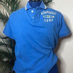 Aeropostale Men's Blue Polo-shirts